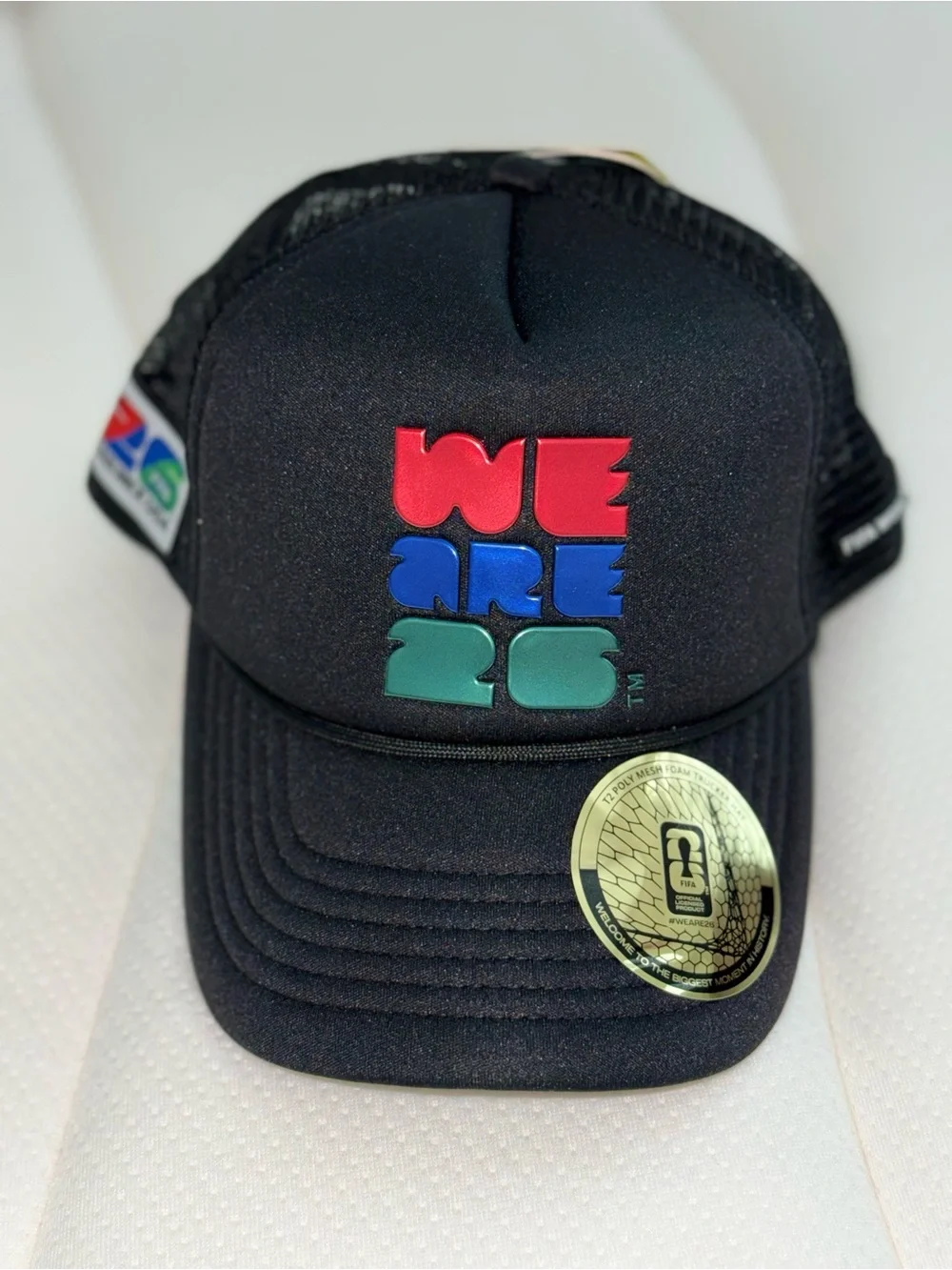 FIFA World Cup “WE ARE 26” 26 T2 Foam Trucker Stacked Slogan - Black